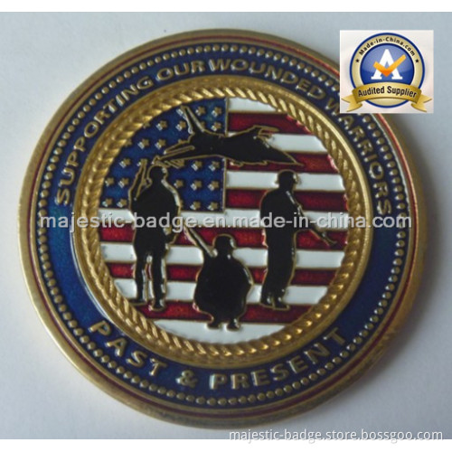 Customized Coin with USA Flag (MJ-Coin-012)